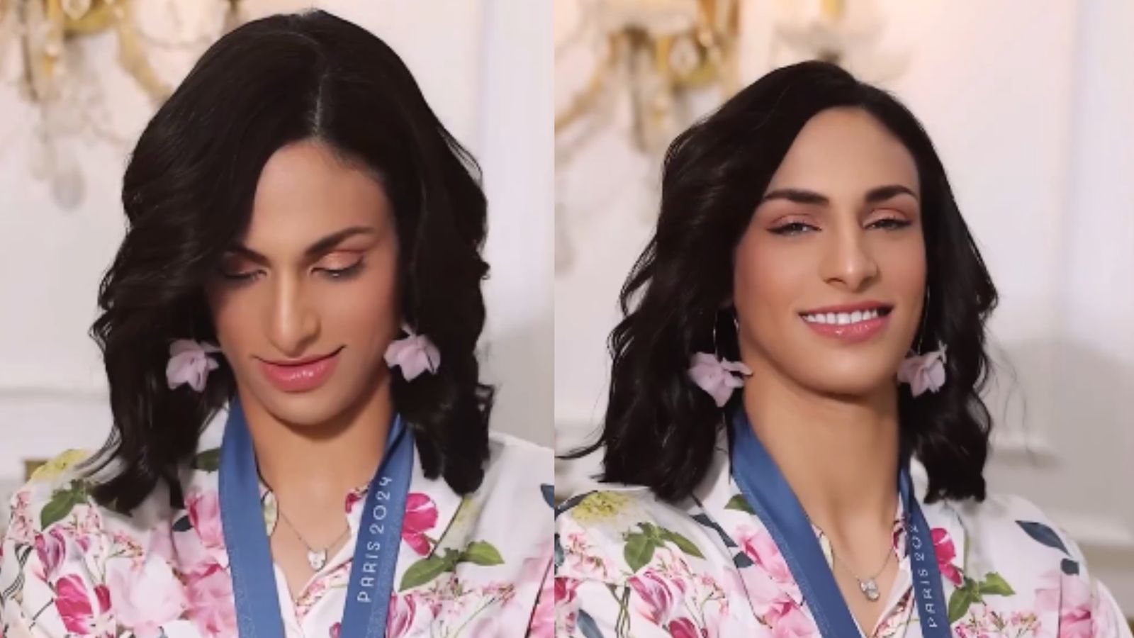 WATCH: Algerian boxer Imane Khelif's glamorous makeover video goes viral to break through Paris Olympics gender row Algerian boxer Imane Khelif in this frame. (Screengrab-X)