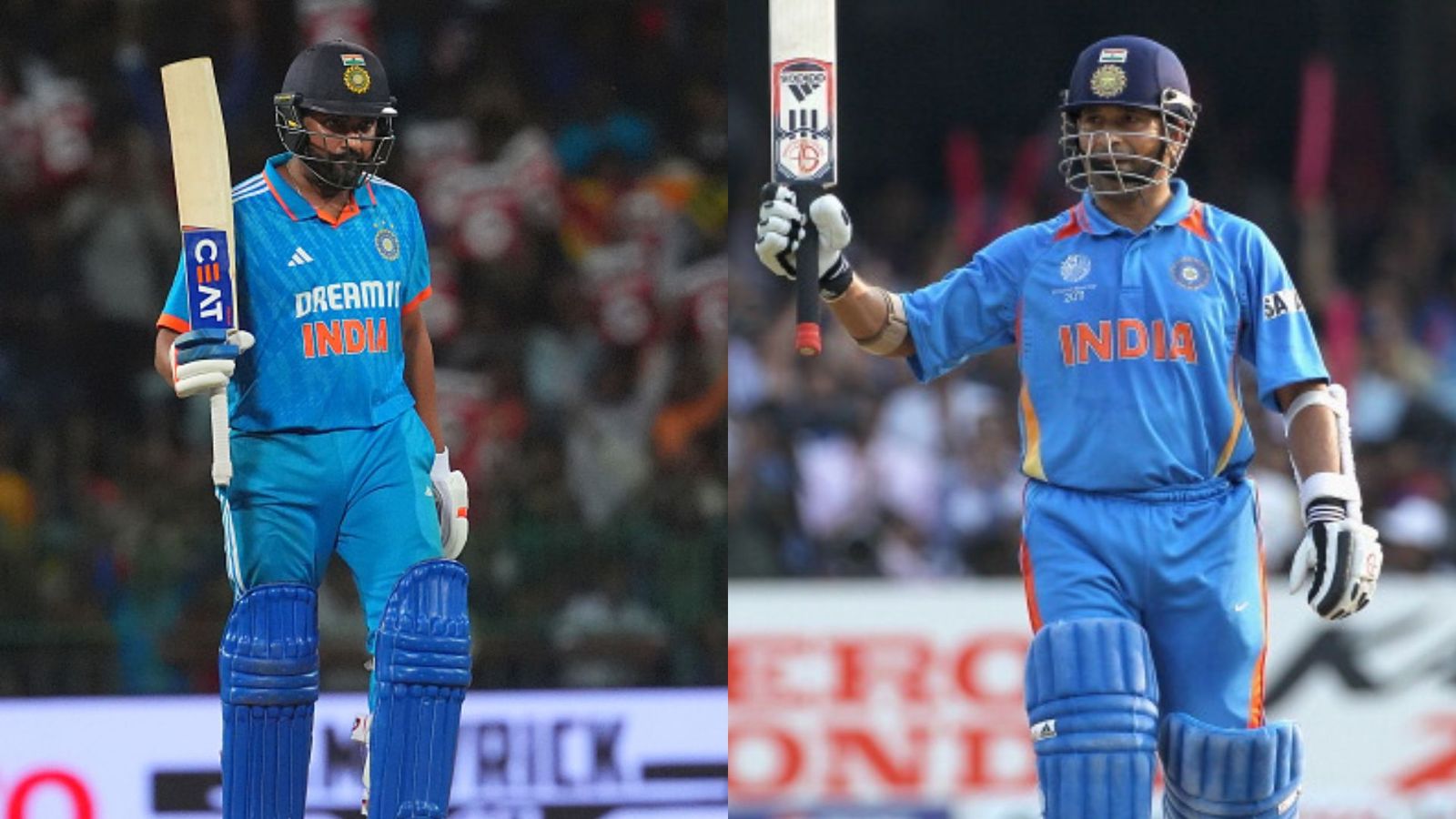 Rohit Sharma's ODI inning to Sachin Tendulkar's most international matches: Here are 10 cricketing record which might never be broken Rohit Sharma and Sachin Tedulkar (getty)