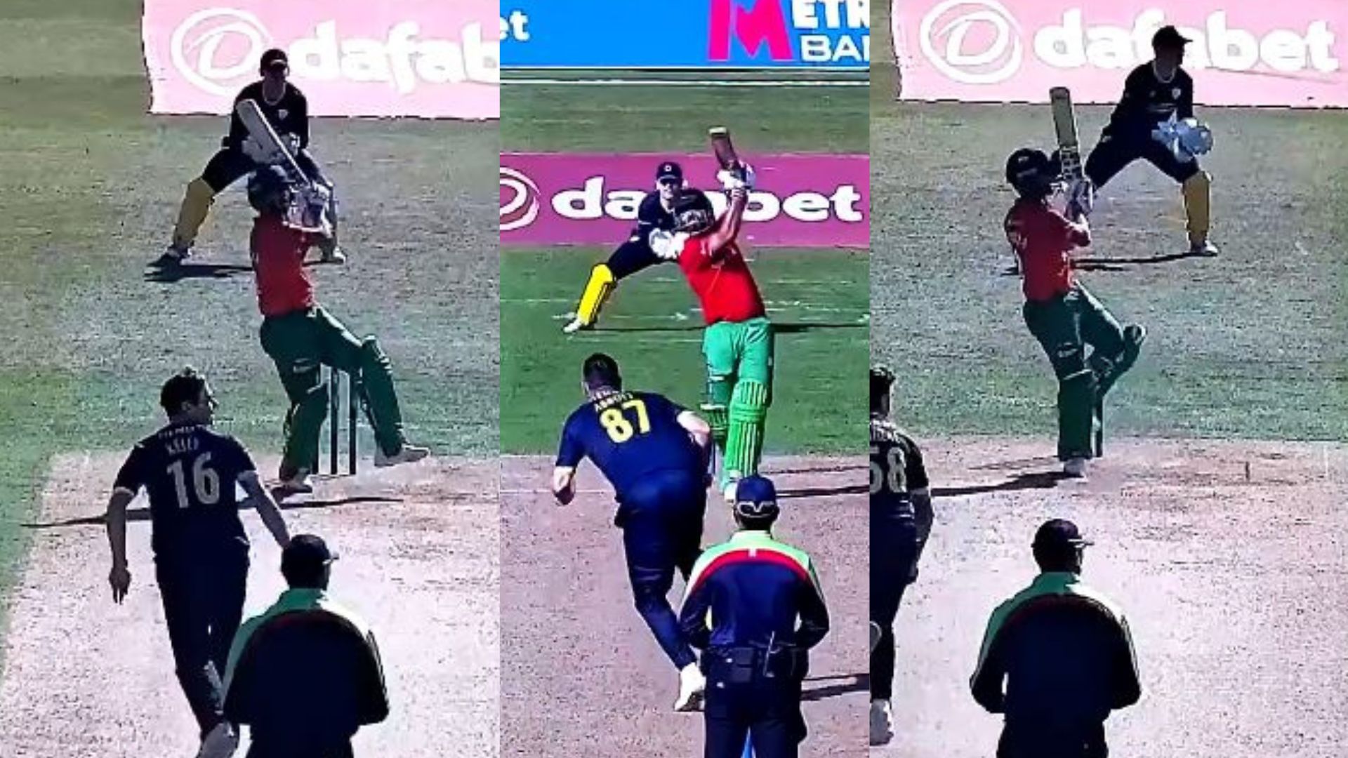 WATCH: Ajinkya Rahane runs riot with bat, hits sixes at will in his match-winning 70 to help Leicestershire make One-Day Cup semis Ajinkya Rahane runs riot with bat, hits sixes at will in his match-winning 70 for Leicestershire in One-Day Cup. (Screengrab-X)