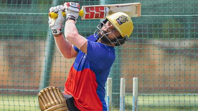 Former India pacer slams RCB team management for benching Karnataka all-rounder for 2 IPL seasons, says 'Hope some franchise...' RCB's Manoj Bhandage plays a shot in the nets (Photo Courtesy: RCB, X)