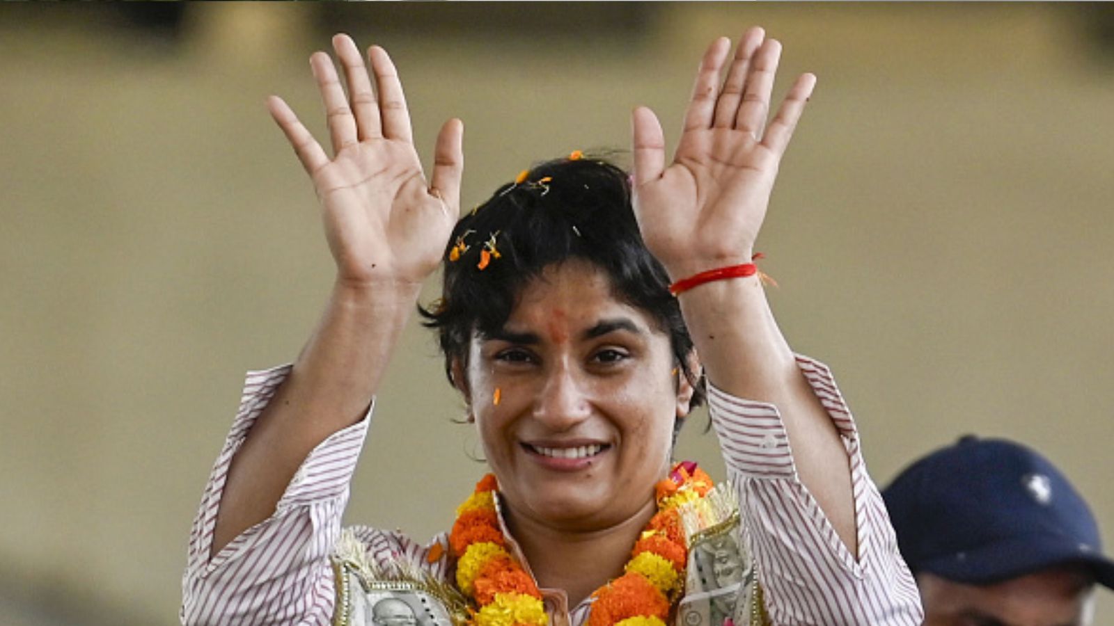'The love I've received is worth more than 1000 Olympic gold medals': Vinesh Phogat after hero's welcome in Delhi after Paris setback India's star wrestler Vinesh Phogat in this frame. (Getty)