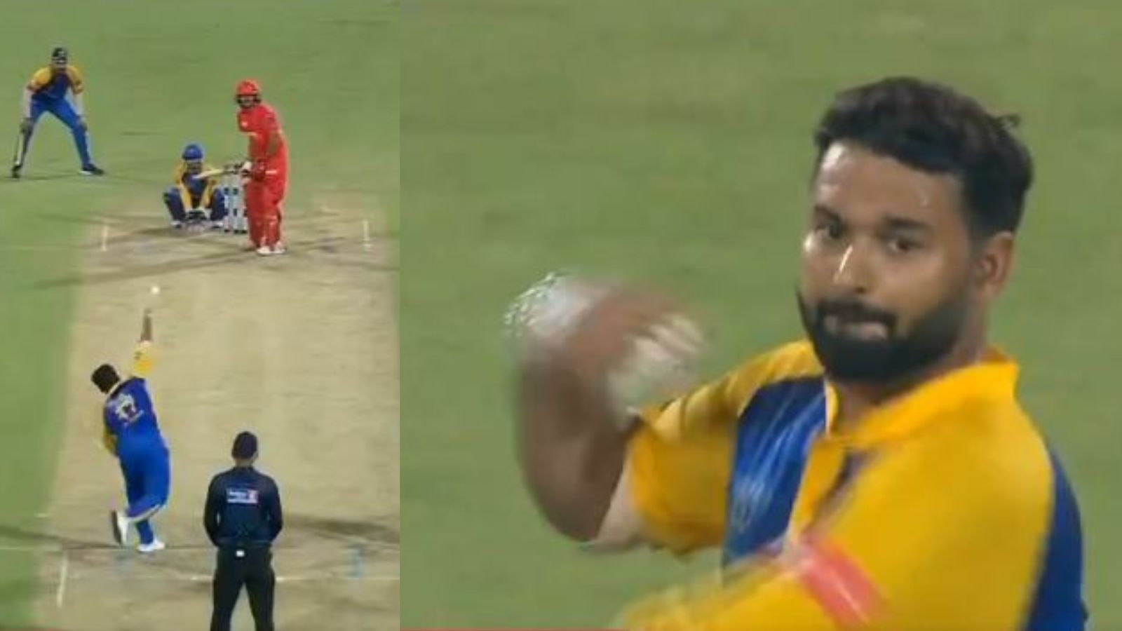 WATCH: Rishabh Pant turns Shane Warne-like spinner in DPL 2024 opener following coach Gautam Gambhir's batters-bowling formula Rishabh Pant was spotted bowling in Delhi Premier League match. (Screengrab-X)