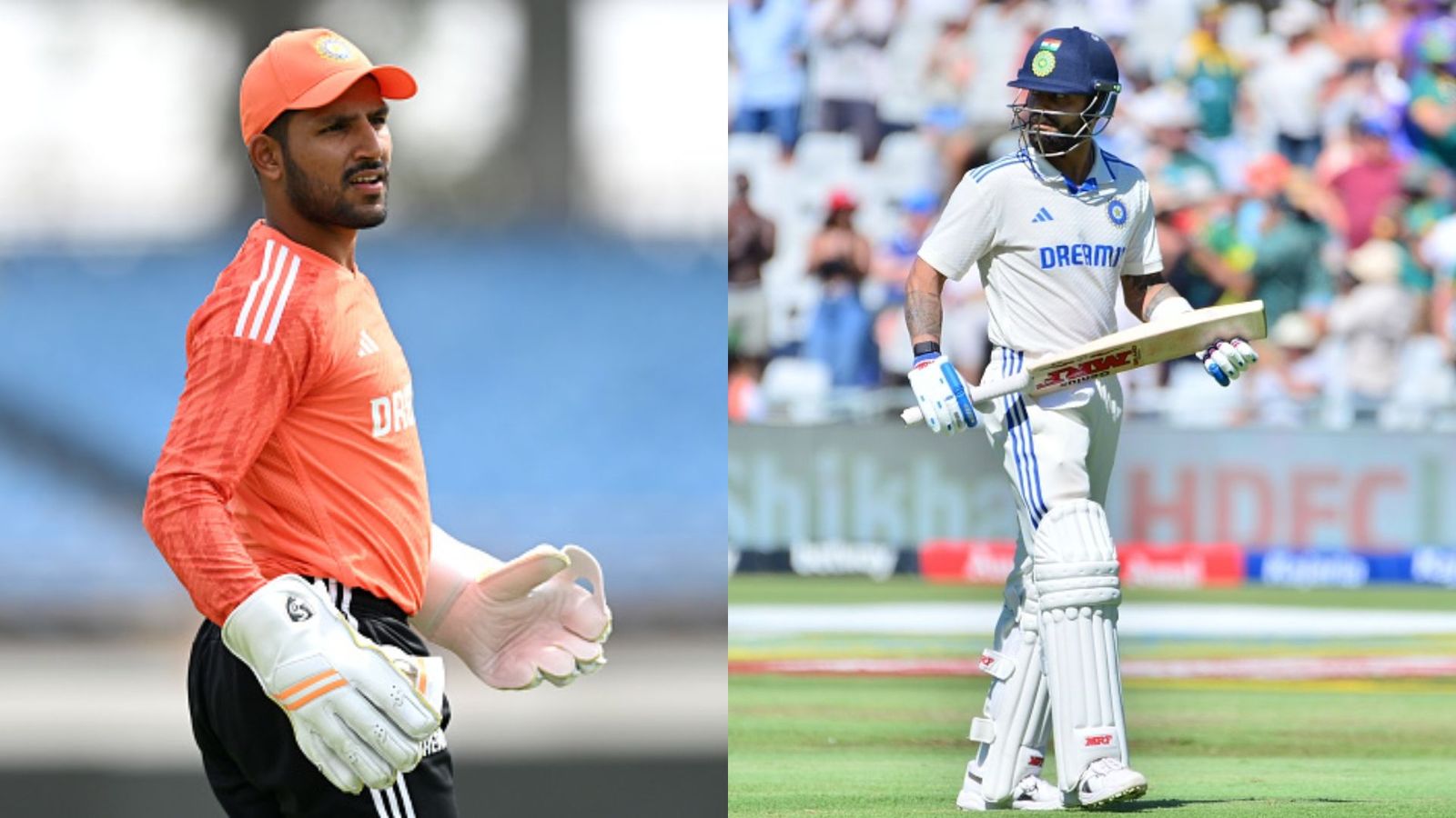 EXCLUSIVE | 'I’ll try to bring that thing in me...': Dhruv Jurel reveals Virat Kohli’s one quality which inspires him the most Dhruv Jurel and Virat Kohli (getty)
