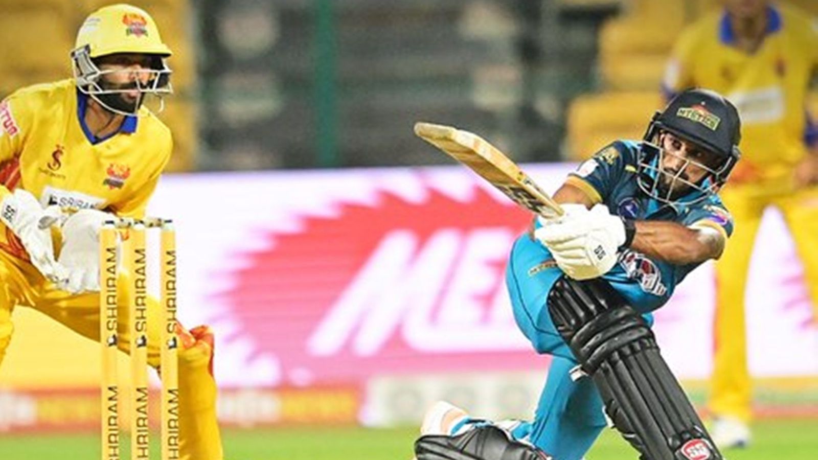 Devdutt Padikkal's teammate smashes 6 sixes in 18-ball fifty, then gets out in one of the rarest way possible in Maharaja T20 Trophy clash Devdutt Padikkal's teammate smashes 6 sixes in 18-ball fifty, then gets out in one of the rarest way possible in Maharaja T20 Trophy clash