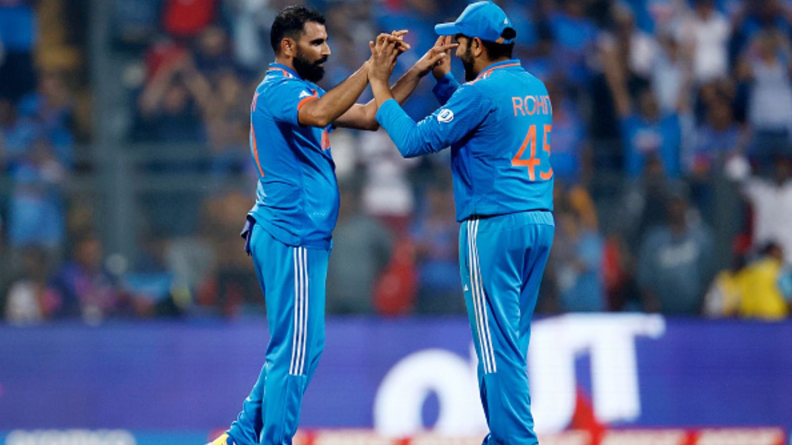 "Agar aap uske hisaab se sahi nahi utre to..": Mohammed Shami reveals how it is to play under Rohit Sharma's captaincy Mohammed Shami and Rohit Sharma in frame (Getty)