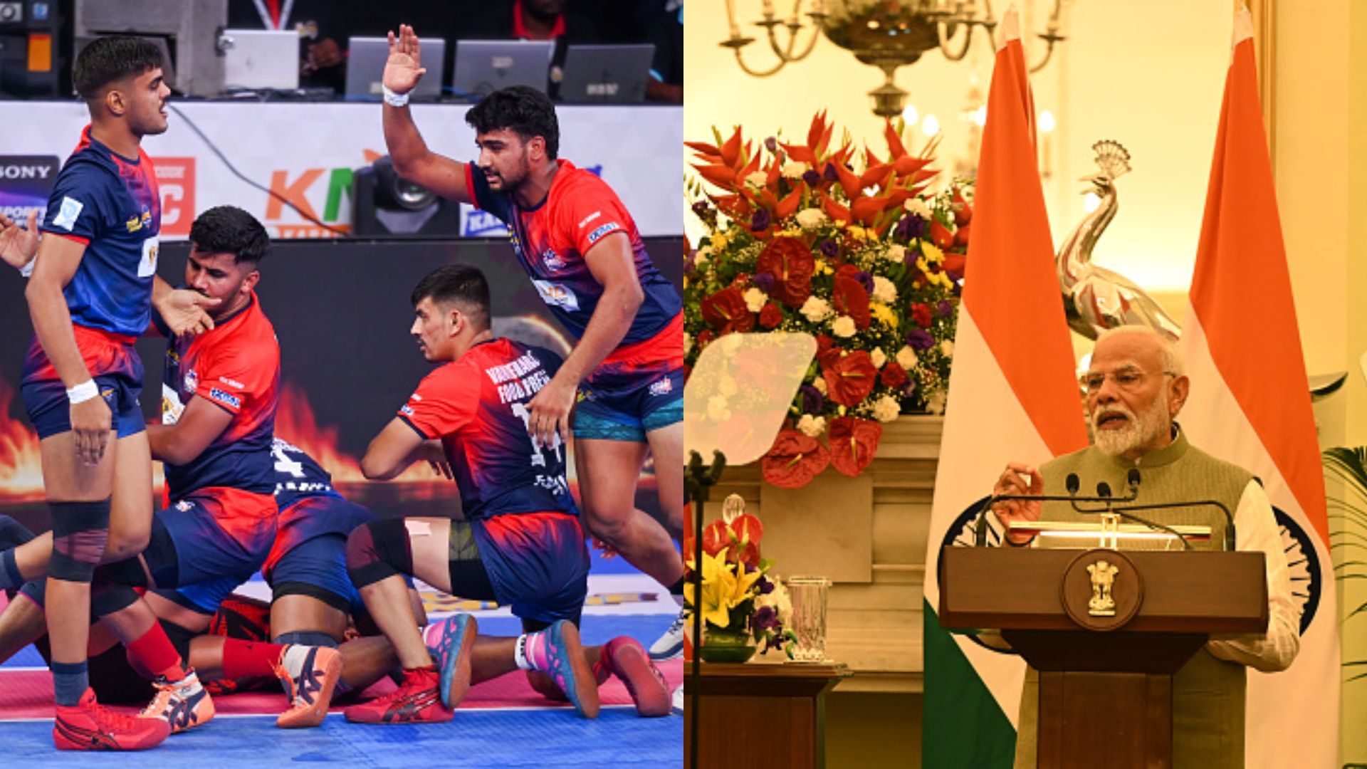'Game reached Poland through India...': PM Modi backs Poland for hosting first Kabaddi championship Pro Kabaddi League and PM Narendra Modi (getty)