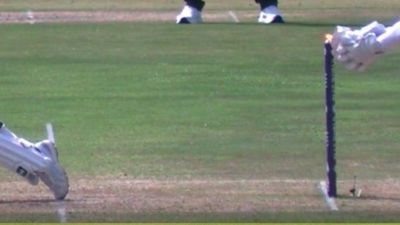 WATCH: Litton Das perfectly executes Dhoni-like lightning-fast stumping to get rid of centurion Saud Shakeel in PAK vs BAN 1st Test Litton Das perfectly executes Dhoni-like lightning-fast stumping to get rid of centurion Saud Shakeel in PAK vs BAN 1st Test. (Screengrab-X)