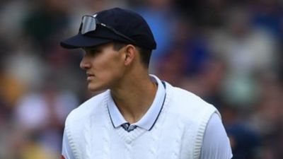 RP Singh's son scripts history after stepping onto field for England in first Test against Sri Lanka Former India pacer RP Singh senior's son Harry Singh in this frame. (X)