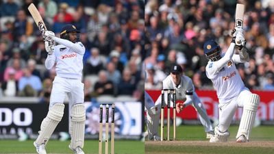 ENG vs SL, 1st Test: Mathews-Mendis rescue Sri Lanka from early jitters to seize lead, but England tighten hold to keep visitors at 204/6 on Day 3 Sri Lanka's Kamindu Mendis (left) and Angelo Matthews in this frame. (Getty)