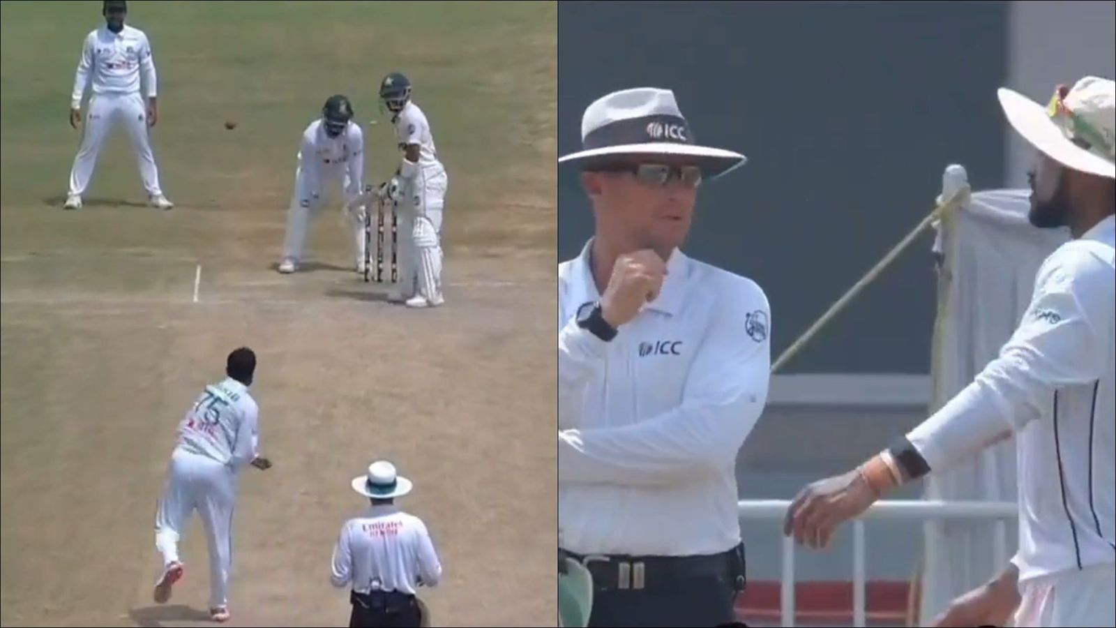 Watch: Frustrated Shakib Al Hasan throws ball as Mohammad Rizwan takes time to get ready, umpire Richard Kettleborough gives stern warning Shakib Al Hasan throws the ball at Mohammad Rizwan as he takes time to get ready (Screengrab: X)