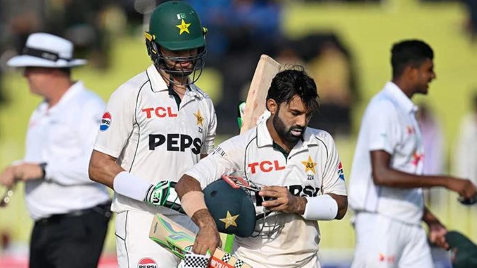 Pakistan slump to 2nd last spot in WTC 2023-25 Points Table after humiliating loss to Bangladesh in series opener, here's updated standings Pakistan's Shaheen Afridi and Mohammad Rizwan in this frame. (X)