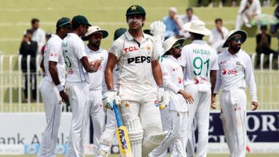 EXPLAINED: How can Pakistan still qualify for WTC 2023-2025 final despite embarrassing defeat against Bangladesh in 1st Test Pakistan's Naseem Shah walks off the field after getting dismissed on Day 5 of the first Test against Bangladesh on August 25. (X)