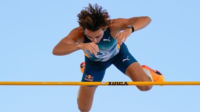 Armand Duplantis shatters his own Pole Vault World Record again at Silesia Diamond League 3 weeks after Paris Olympics dominance Armand Duplantis shatters his own Pole Vault World Record again at Silesia Diamond League 3 weeks after Paris Olympics dominance. (Getty)