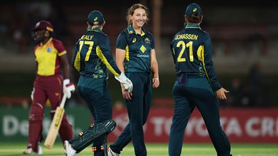 Australia announce squad for Women's T20 World Cup 2024; no place for 'unlucky' spinner with 96 wickets as pacer gets preference Darcie Brown celebrates a wicket with Alyssa Healy and Jess Jonassen (File Photo: Getty Images)