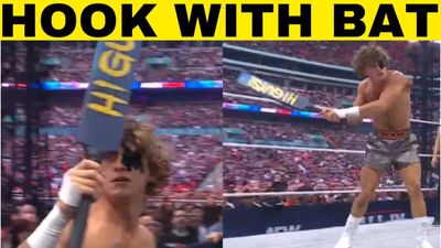 Cricket in wrestling? AEW bout witnesses usage of bat and leather balls SportsTak