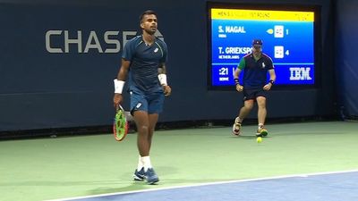 Sumit Nagal's disappointing run in 2024 continues, faces first round exit from US Open after defeat in straight sets Sumit Nagal during his opening round in US Open 2024 (Screengrab: X)