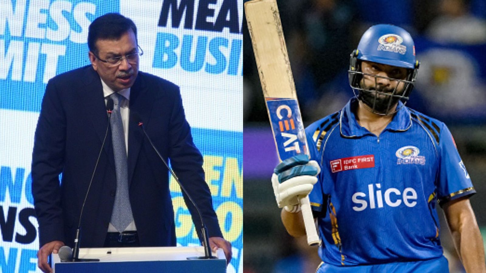 Exclusive | 'Rohit Sharma is coming...': LSG owner Sanjiv Goenka opens up on rumours of franchise saving INR 50 crore for India captain Saniv Goenka and Rohit Sharma (getty)
