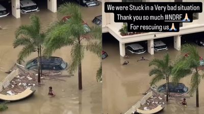 NDRF rescues star Indian cricketer stuck in 'very bad situation' amid Gujarat Floods Indian cricketer rescued amid Gujarat floods (Getty)