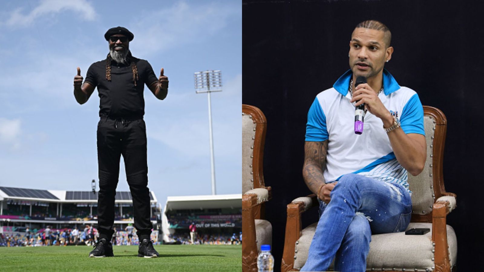 Shikhar Dhawan to feature with Chris Gayle for Gujarat Giants: Check details Shikhar Dhawan to feature with Chris Gayle for Gujarat Giants: Check details