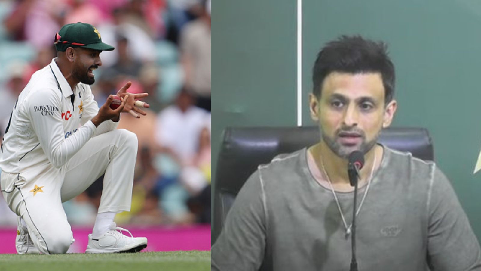 Mentor Shoaib Malik refuses to appoint Babar Azam as Stallions captain for Champions Cup, says 'I'll pick someone who...' Former India captain Shoaib Malik (right) and star batter Babar Azam in this frame. (Getty-X)