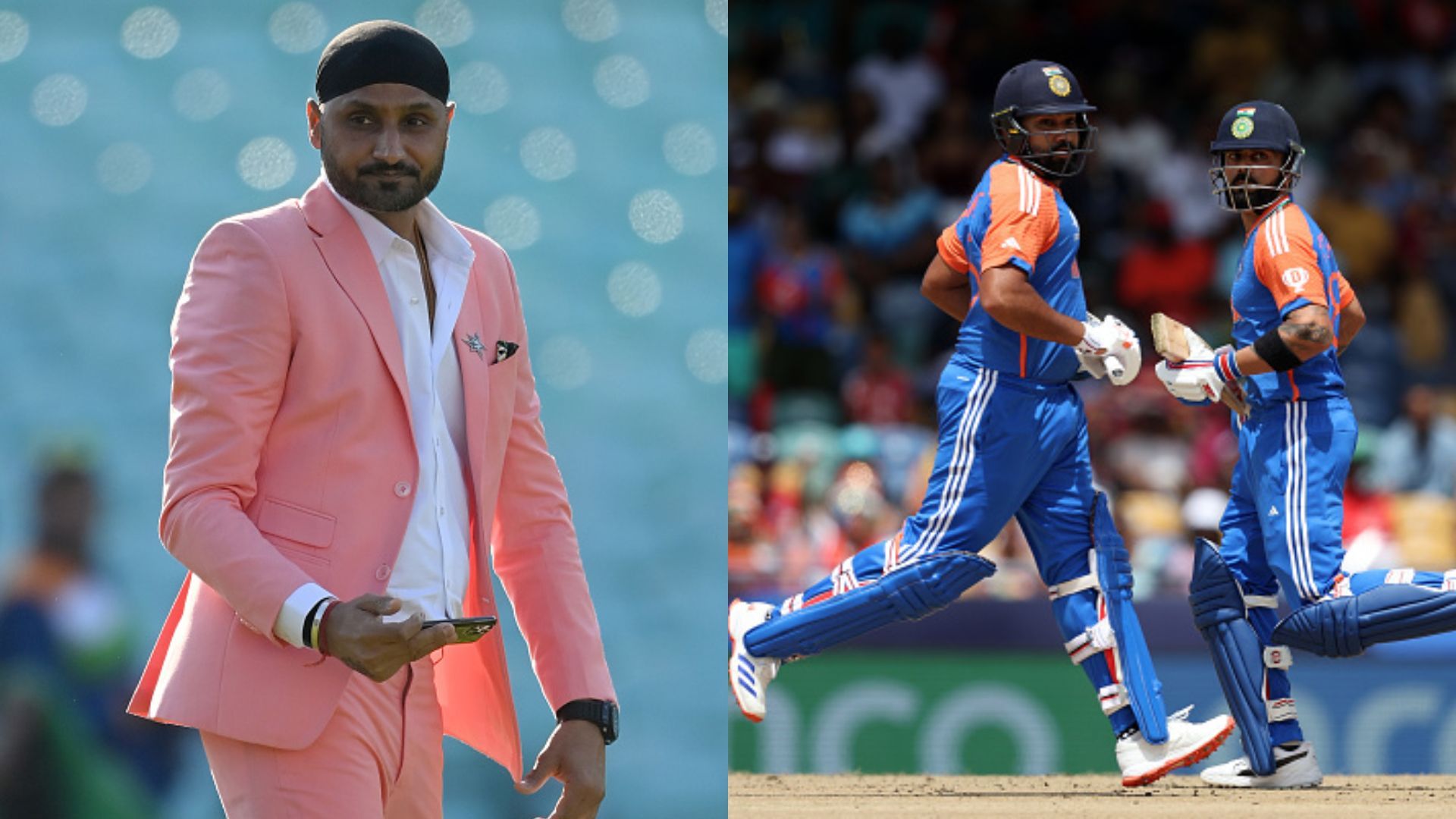 EXCLUSIVE | 'If Rohit Sharma, Virat Kohli, feature in…': Harbhajan Singh opens up on big players missing Duleep Trophy 2024 Harbhajan Singh, Virat Kohli and Rohit Sharma (getty)