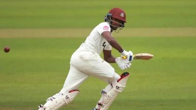 22-yr-old India star runs riot with bat, slams scintillating century loaded with 10 fours, 1 six to draw selectors attention ahead of Bangladesh series Tamil Nadu's star batter Sai Sudharsan in this frame. (X)