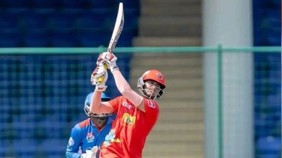 6,6,6,6,6,6: 23-yr-old India batter emulates Yuvraj Singh's feat, wreaks havoc with six sixes in an over in DPL match ahead of IPL 2025 auction, Watch Video South Delhi Superstarz batter Priyansh Arya in action in this frame. (Screengrab-X)