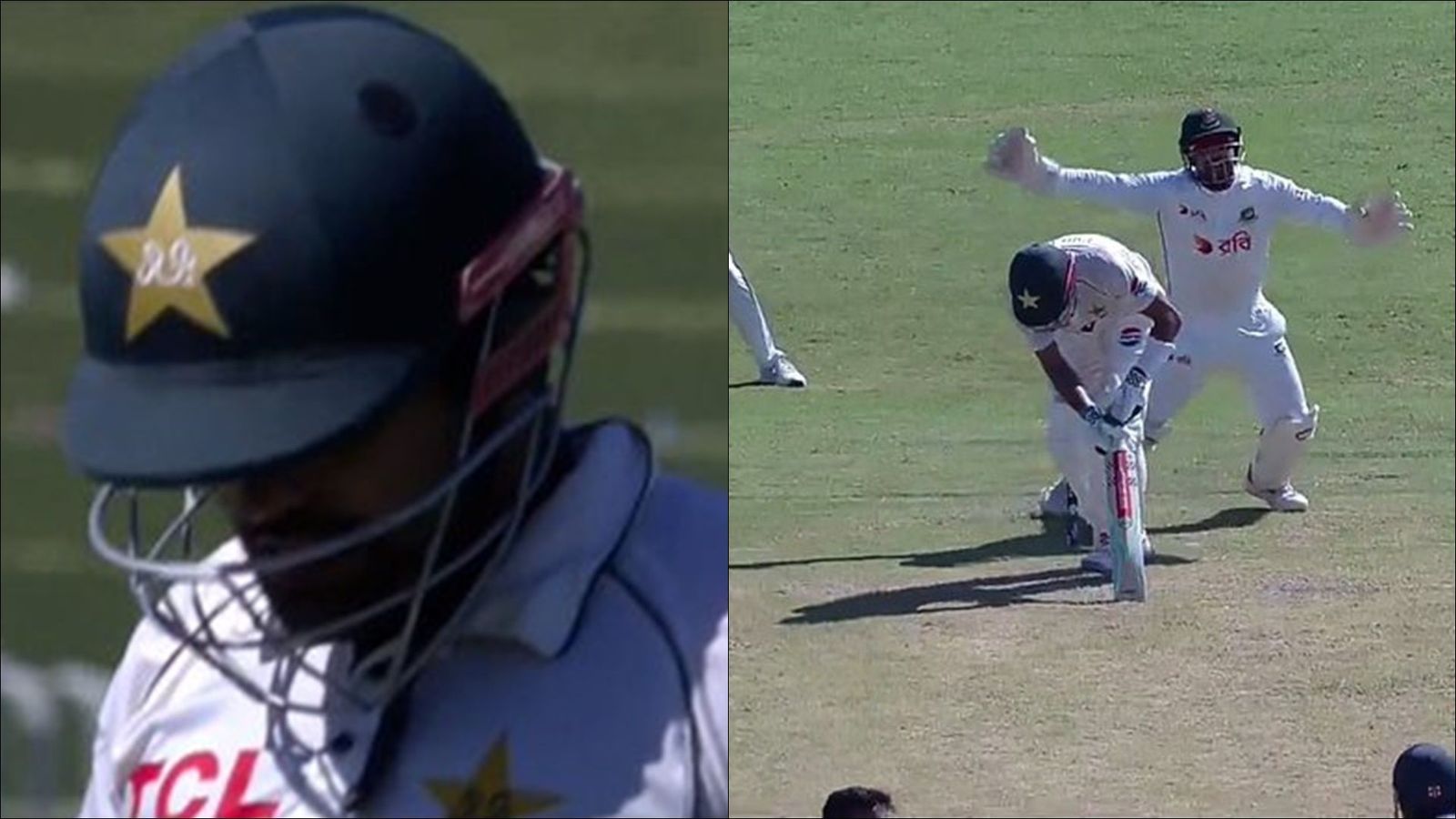 Babar Azam's half-century drought continues, trapped by Shakib Al Hasan with arm ball in 2nd Test; watch video Babar Azam's half-century drought continues, trapped by Shakib Al Hasan with arm ball in 2nd Test; watch video
