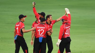 4-4-0-1: Mumbai-based cricketer scripts history, becomes 1st Asian bowler to bowl 4 maiden overs in a T20I match Hong Kong's Ayush Shukla in this frame. (X)