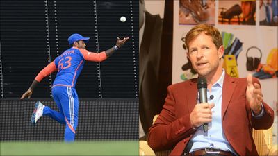 Jonty Rhodes finally reacts to Suryakumar Yadav's catch in T20 World Cup 2024 final, says 'it was literally two meters...' Suryakumar Yadav takes the catch on the boundary; Jonty Rhodes during an event (File Photo: Getty Images)