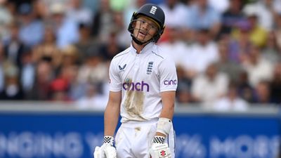 'Can you hit the ball straight?': Alastair Cook offers crucial advice for Ollie Pope amidst England captain's batting blip England's stand-in Test skipper Ollie Pope in this frame. (Getty)