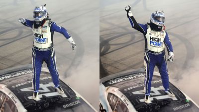 NASCAR 2024: Chase Briscoe could not hold tears back after winning Cook Out Southern 500 to end 73-race losing streak - WATCH Chase Briscoe in frame (Getty)