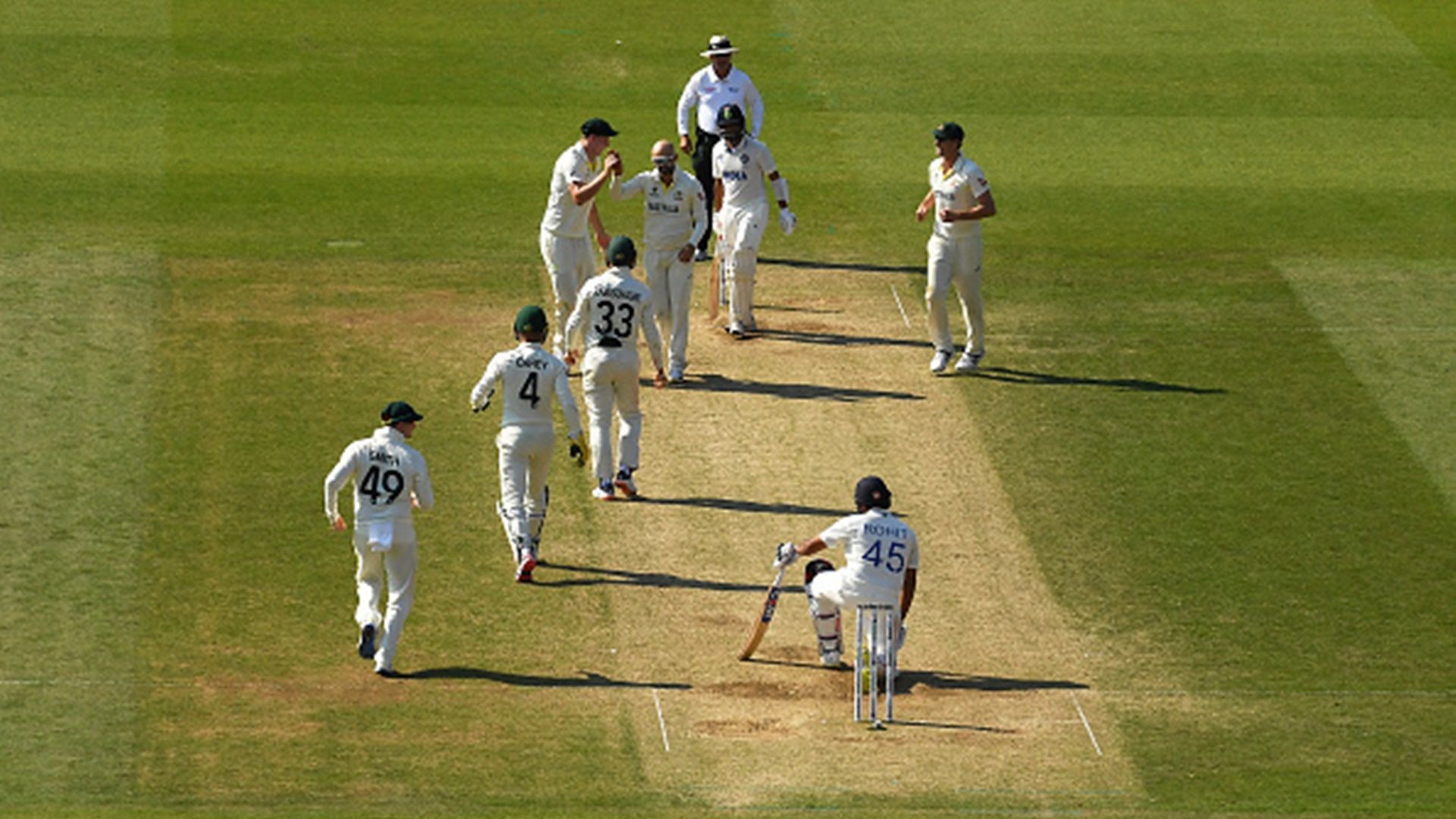 Nathan Lyon agrees with Rohit Sharma's views on WTC final after a year, wants 3-match series in 3 different countries Nathan Lyon celebrates Rohit Sharma's wicket (File Photo: Getty Images)