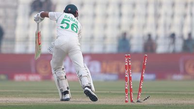 Fifty-less for 618 days, Babar Azam slips out of top 10 in ICC Test Batter Rankings after dismal show vs Bangladesh; Joe Root's reign continues Babar Azam gets bowled (File Photo: Getty Images)