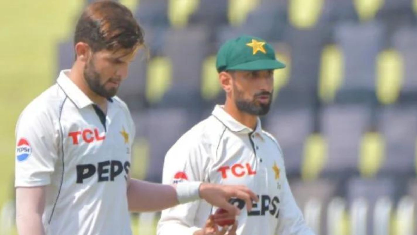 Pakistan captain Shan Masood's bold response on resting Shaheen Afridi, Naseem Shah in 2nd Test, says 'We can't be harsh on them because...' Pakistan's Test captain Shan Masood (left) and star pacer Shaheen Afridi in this frame. (X)