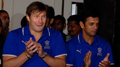 Former Rajasthan Royals captain set to return to IPL 2008-winning franchise as new head coach ahead of mega auction Former Rajasthan Royals captains Shane Watson and Rahul Dravid (File Photo: Getty Images)