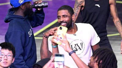 NBA 2024: Kyrie Irving Reveals Streaming Influencers Who Inspired His Career Kyrie Irving in the frame (Getty)