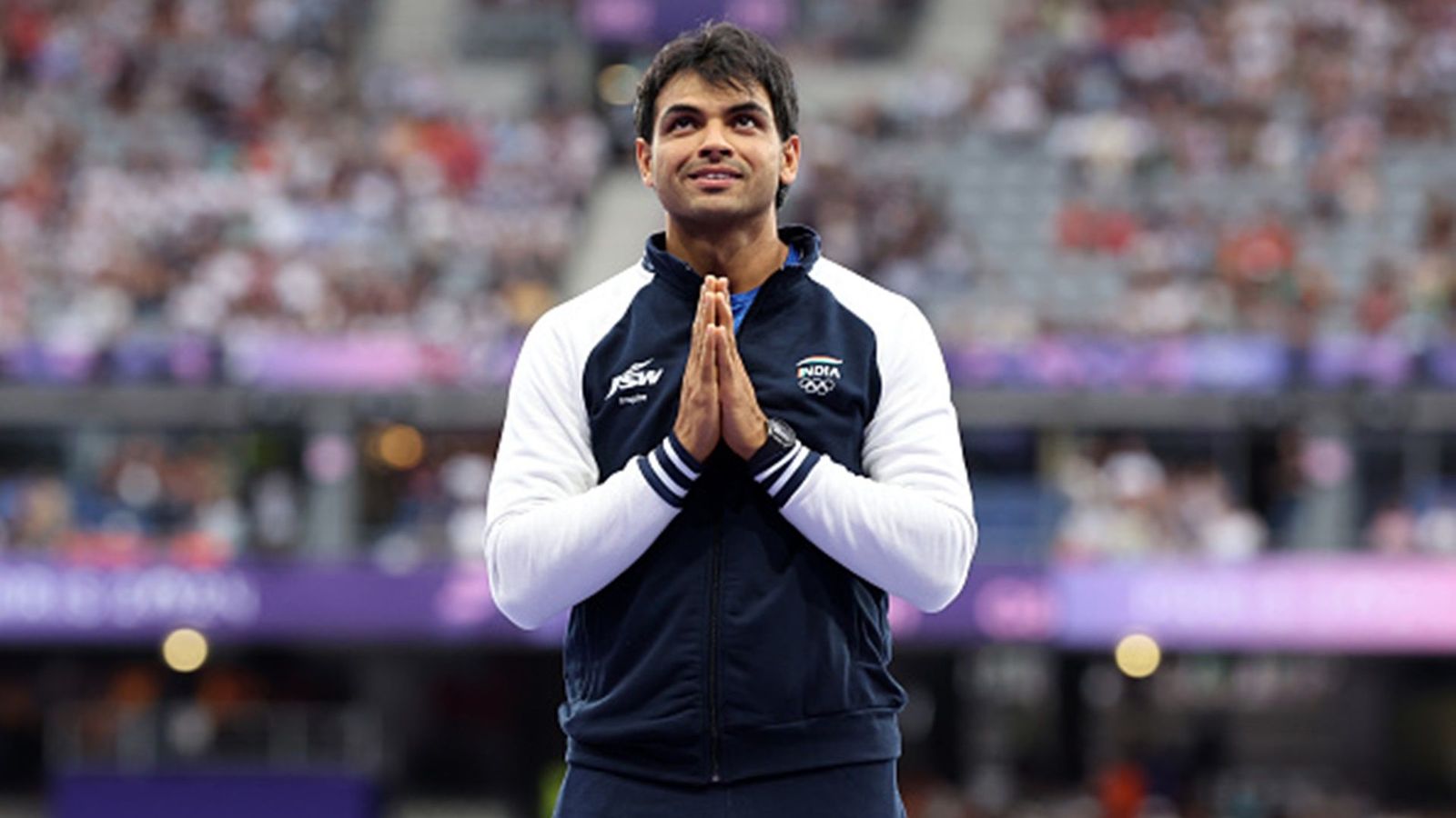 Despite opting out of Zurich leg Neeraj Chopra qualifies for Diamond League 2024 final, will not face Arshad Nadeem in Brussels Neeraj Chopra after winning the silver medal at Paris Olympics (File Photo: Getty Images)