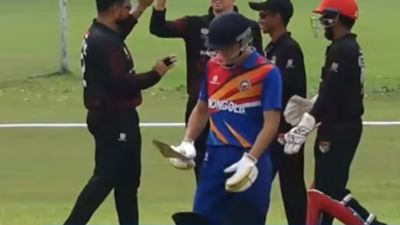 Team bundled out for 10 runs featuring five ducks to register unwanted T20I record Mongolia bundled out for 10 runs featuring five ducks to register unwanted T20I record. (Screengrab-X)