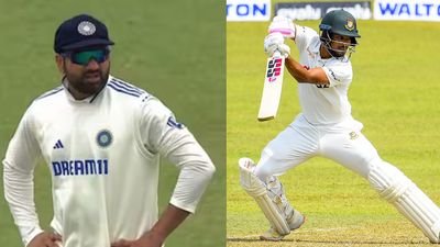 Umpires for India vs Bangladesh Test series disclosed, one official from T20 World Cup 2024 final included India skipper Rohit Sharma (left) and Najmul Shanto in this frame. (X)