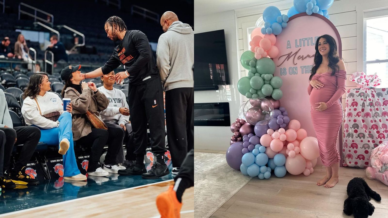 Jalen Brunson's wife Ali Brunson drops heartwarming pregnancy archives, know their love story Jalen Brunson and his wife Ali Brunson in frame (Getty)