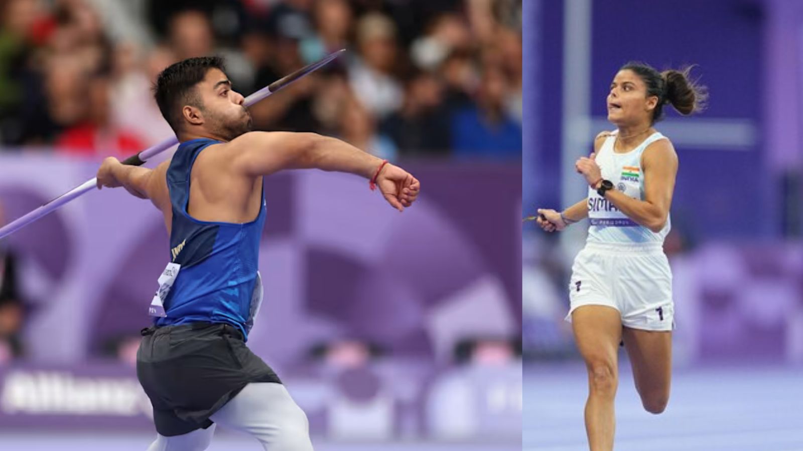 Paralympics 2024: Navdeep Singh shatters record to bag gold in javelin; Simran Sharma brings bronze in 200m T12 as India's medal tally reaches 29 India's star para athletes Navdeep Singh (left) and Simran Sharma in this frame. (X)