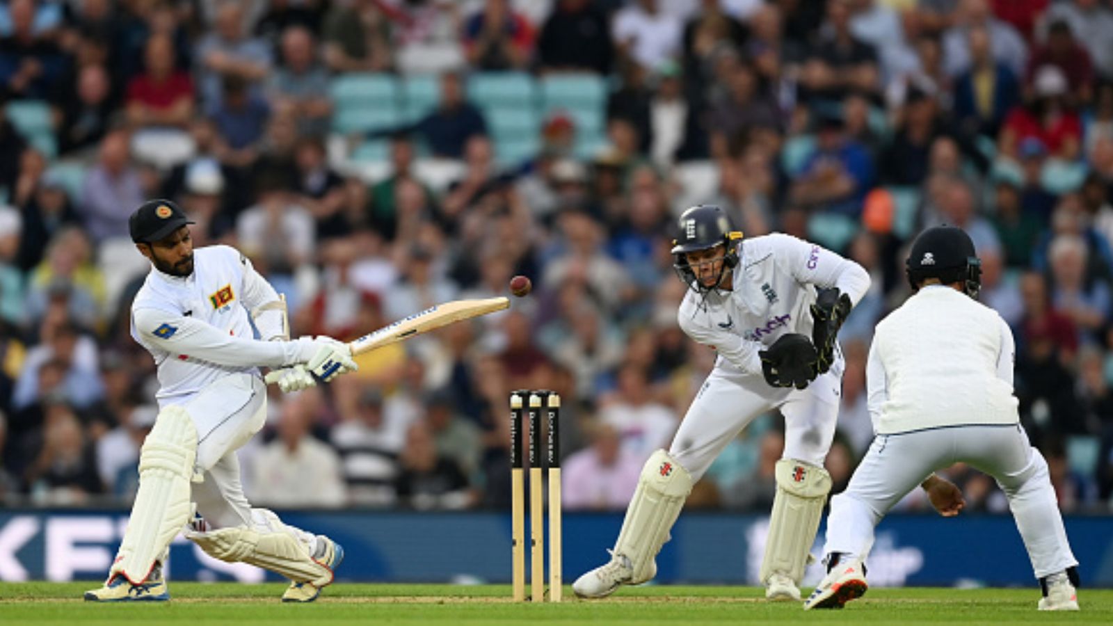 ENG vs SL, 3rd Test: Dhananjaya, Kamindu's fighting fifties rally Sri Lanka to 211/5 after early collapse following England's 325 on Day 2 Sri Lanka's Dhananjaya de Silva bats during Day 2 of the 3rd Test against England at The Kia Oval on September 7. (Getty)