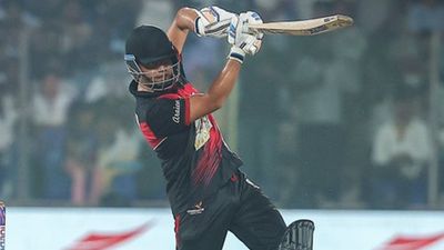 Former India U19 all-rounder's unbeaten 39-ball 78 leads East Delhi Riders to maiden DPL title with 3-run win over Ayush Badoni's side Mayank Rawat plays a shot during his 78-run knock in DPL final (Photo Courtesy: X)