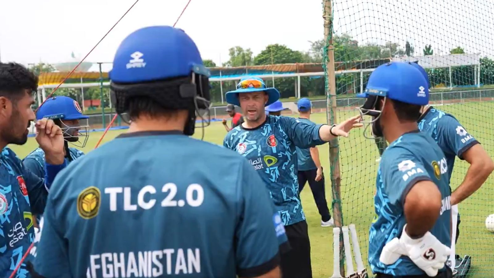 Exclusive: Afghanistan team unhappy with facilities in Greater Noida’s stadium, say ‘we will never come here again’ Afghanistan players during the training session (Screengrab: ACB, X)