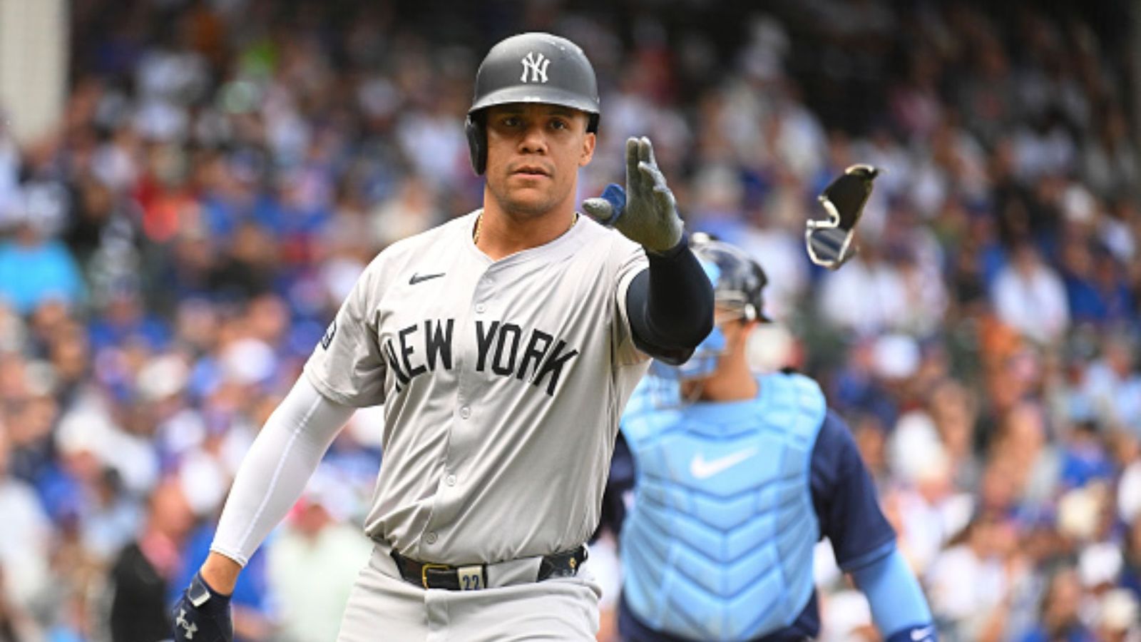 Juan Soto's contract could eclipse Shohei Ohtani’s value, two teams rumoured to bid for MLB star at $600M Juan Soto in frame (Getty)