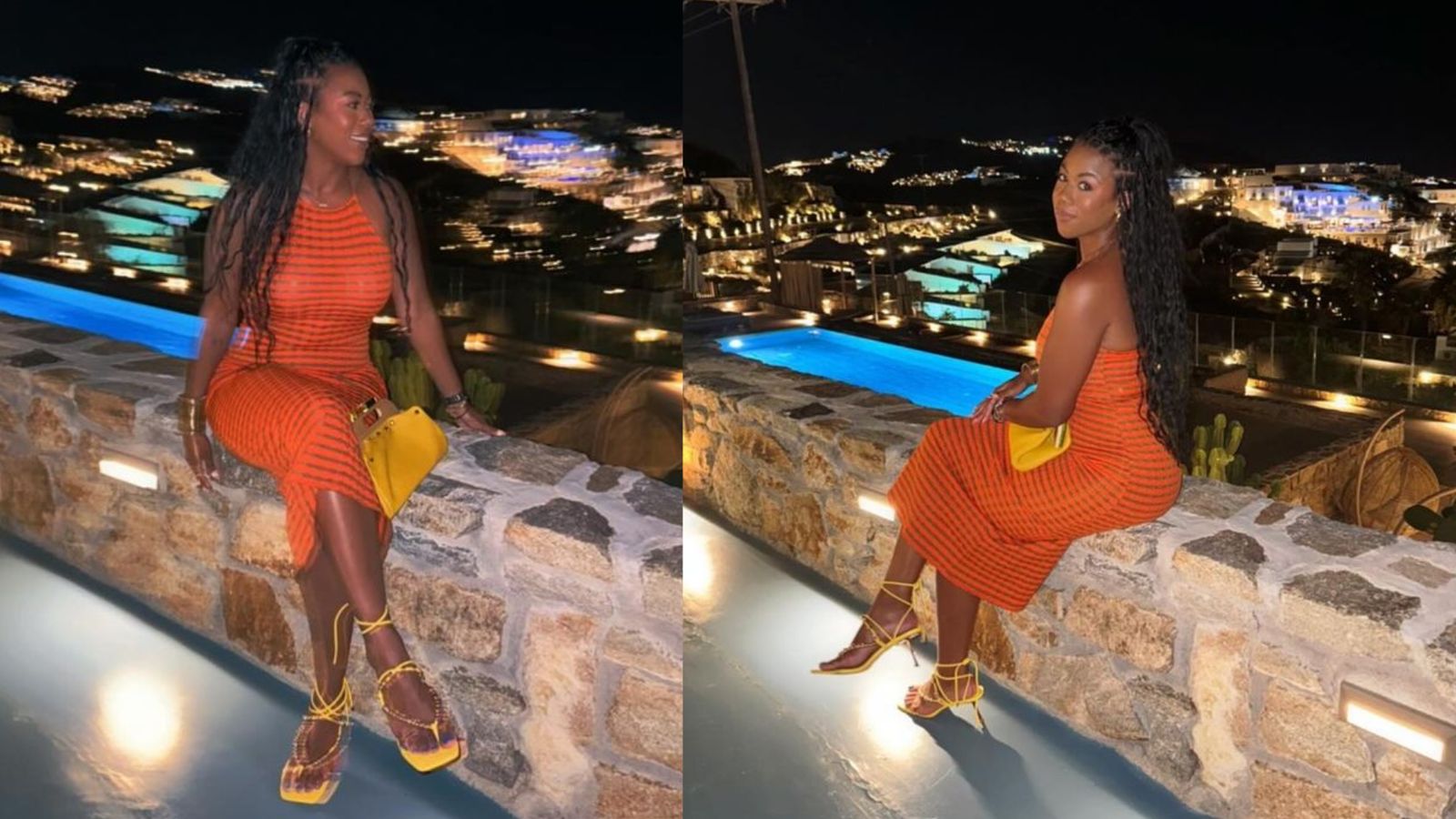Michael Jordan's daughter Jasmine Jordan stuns in orange dress and $3,864 Bulgari bag - See Pics Jasmine Jordan in the frame (Getty)