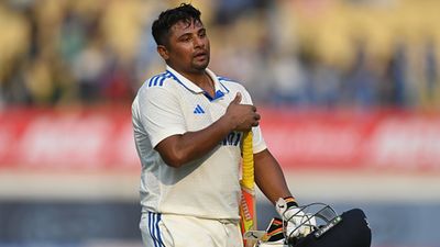 Big News: No Sarfaraz Khan in Team India's Playing XI for first Test against Bangladesh Sarfaraz Khan returns to pavillion after losing his wicket (Getty Images)