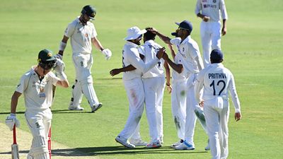 India's historic Gabba Test-winning pacer avoids red-ball cricket, says 'it makes my workload heavier' T Natarjan celebrates Marnus Labuschagne's wicket on Test debut (Getty Images)