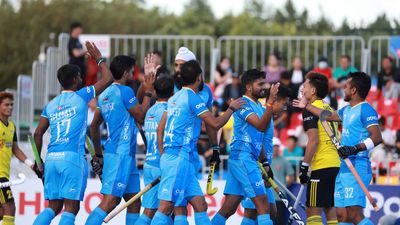 India create history, defeat Malaysia 8-1 to enter Asian Champions Trophy 2024 semifinal Indian hockey team celebrating win (Hockey India)